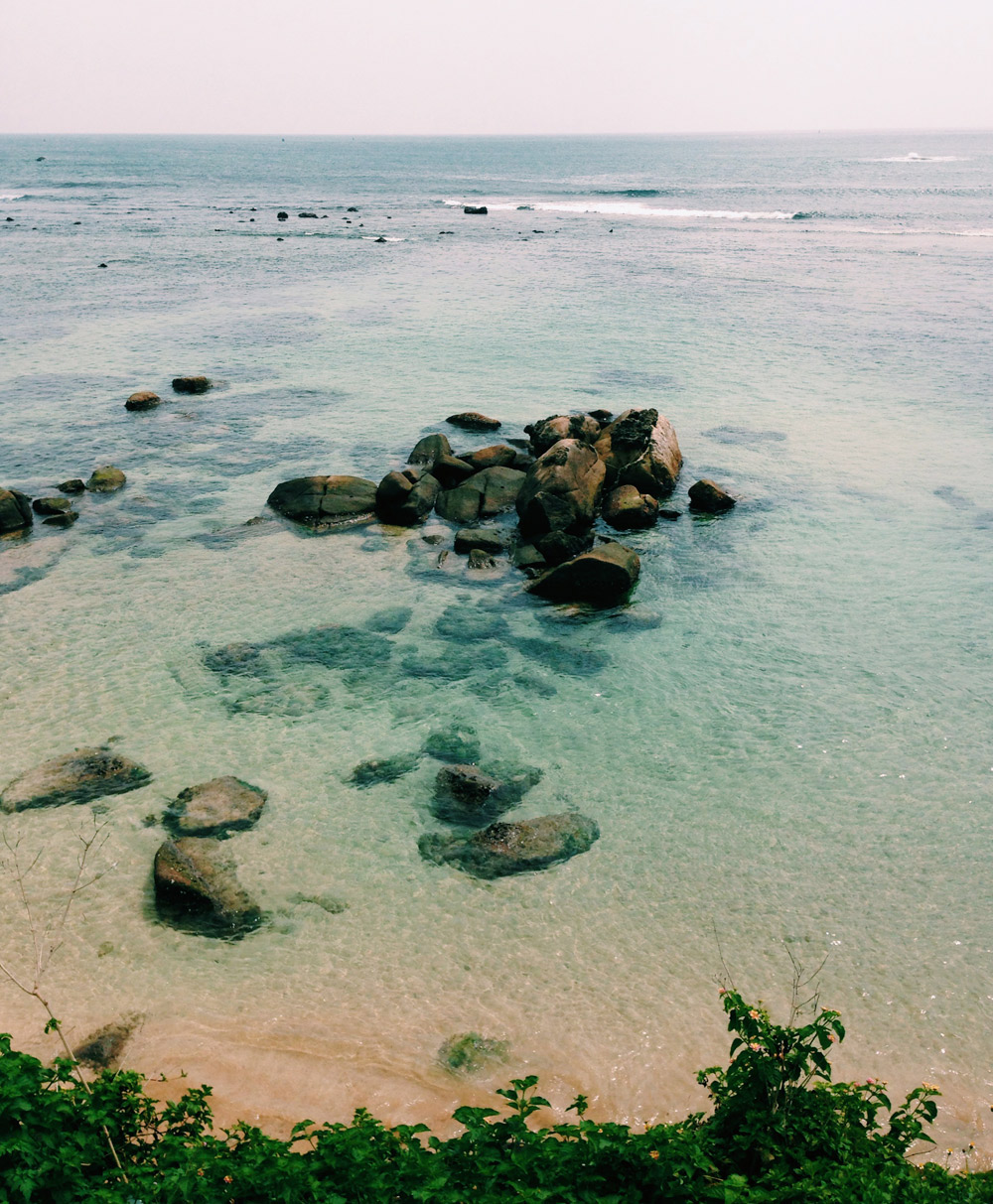 Rough coastal rock